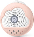 Dreamegg White Noise Machine - Portable Baby Sound Machine with 21 Soothing Sounds | Pink Silicone Cover