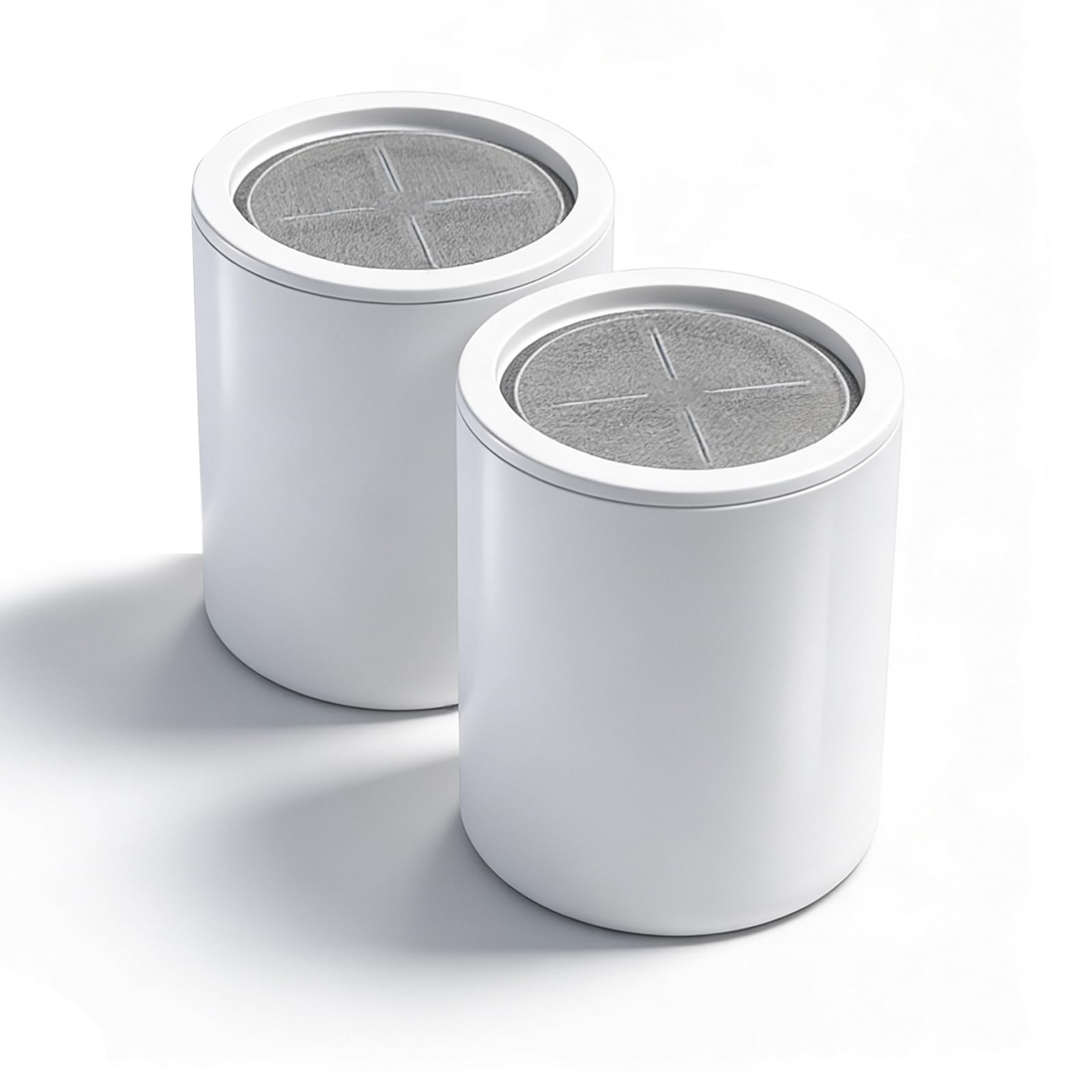 Replacement Filter Compatible with MDhair, 20-Stage Filtration to Protect Hair & Skin from Chlorine, High Pressure, 3-Month Lifespan（2 Packs）