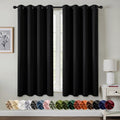 MIULEE Blackout Curtains - Thermal Insulated Room Darkening Drapes | 63-Inch Grommet Panels (2-Pack)