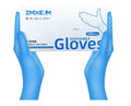 ZMDREAM Nitrile Gloves 4 Mil Thick 200 Counts Latex-Free, Powder-Free, Textured Grip Size M for Exam, Food Service