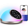 Fansbe Direct Alarm Clocks Up to 10 Alarms Alarm Clock for Bedroom, White