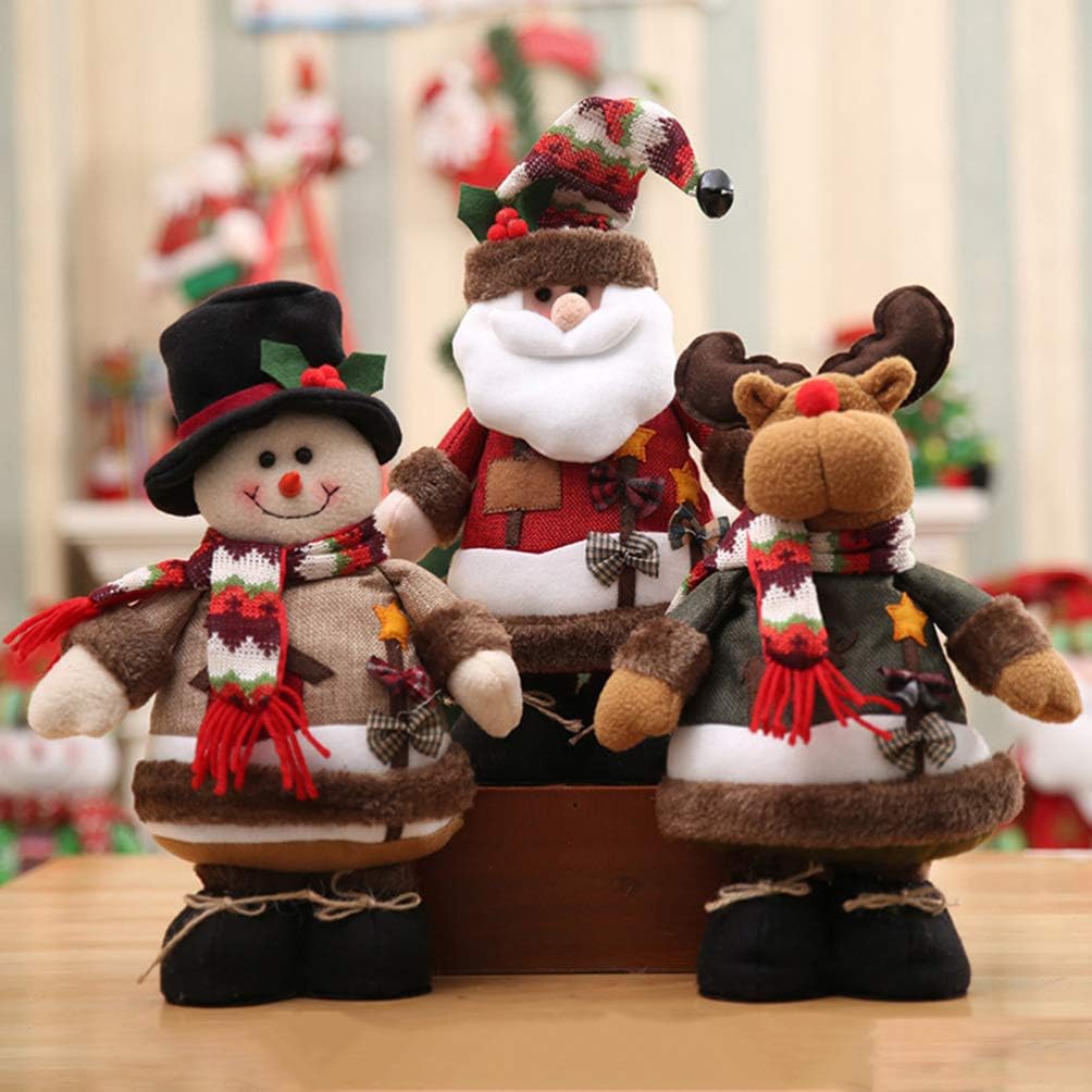 Skiennix Christmas Decor - Standing Snowman Dolls | Fun Holiday Decorations for Kids