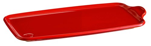 Emile Henry Large, Burgundy Appetizer Platter, 12"x 6"