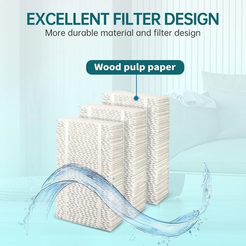 HDC311 Replacement Wicking Humidifier Filter Compatible with AIRCARE Essick EA1201 EA1208 Air HDC311 Super Wick Filter 3 Packs