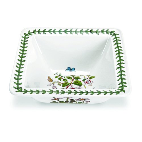 Portmeirion Botanic Garden Square Salad Bowl 8.5"