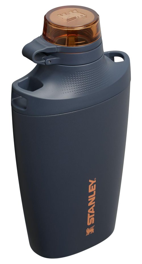 Stanley Cross Bottle | 23 oz Travel Bottle with Jacquard Strap | Leakproof Tritan Lid with Removable Straw | Insulated Stainless Steel Canteen | BPA-Free | Twilight VRT