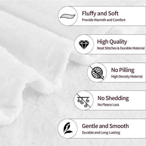 Microfleece Couch & Bed Throw – Ultra‑Soft Lightweight Blanket, Breathable, Low‑Lint, Washer & Dryer Friendly