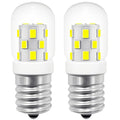 LED Microwave Light Bulbs Under Hood 40W Equivalent - E17 Base for Whirlpool Microwave Light Bulb, 3W 125V T7 Appliance Oven Light Bulbs for Range Hood,400 Lumens, 6000K Daylight, 2 Pack