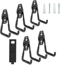 Heavy Duty Garage Hooks by [Brand Name] - 2.8 Inch Wall Mounted Storage Hangers for Ladders, Bikes & Tools | 6 Pack