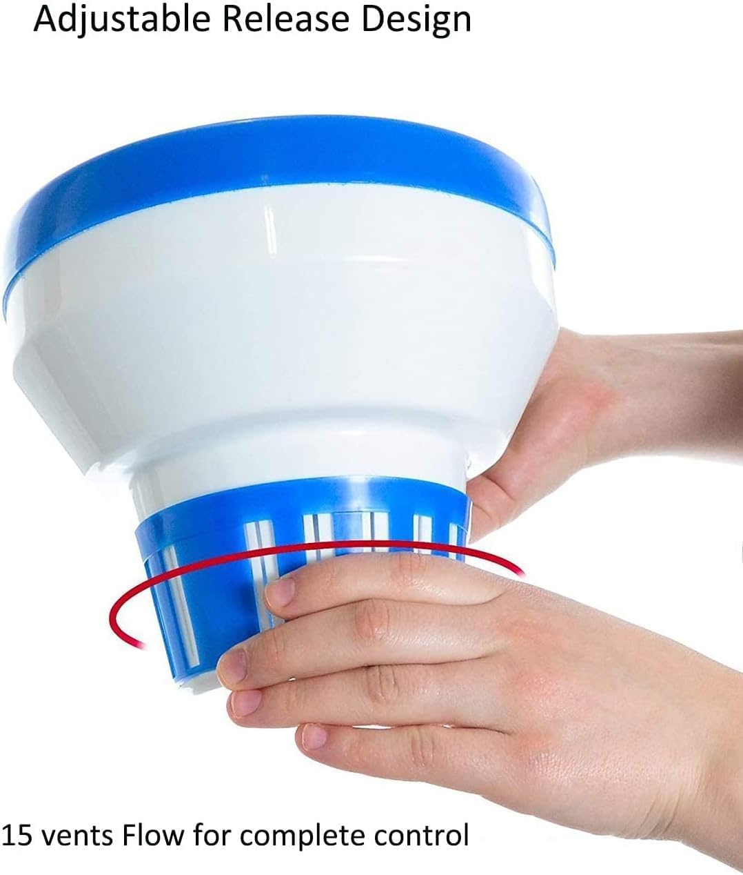 Skiennix Floating Chlorine Dispenser - Large Capacity Chlorinator for Pools & Spas | Fits 3-Inch Tablets