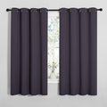 NICETOWN Greyish Purple Blackout Curtains - Thermal Insulated Drapes for Living Room | 68" Length, 55" Wide, 2 Panels