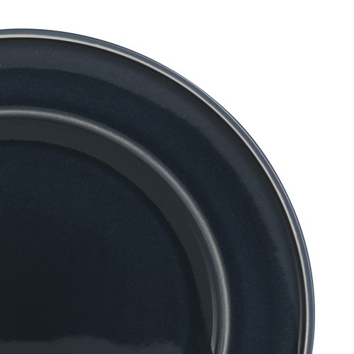 Martha Stewart Portillo 12 Piece Reactive Stoneware Dinnerware Set - Blue
