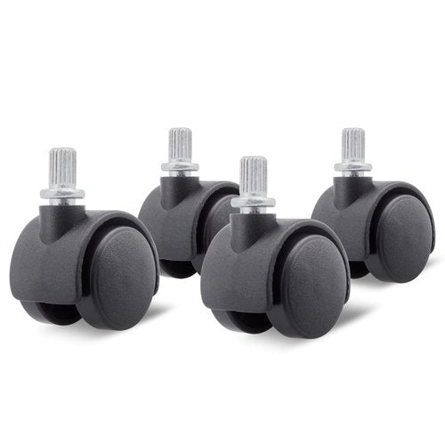 For Bissell Little Green HydroSteam Carpet Cleaner Castor Wheels, 4-Pack, Replacement Parts for Models 3618, 3605, 3532