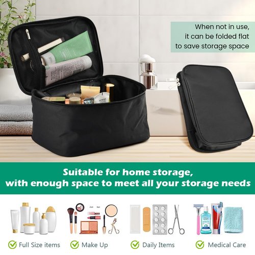 Discreet Lockable Toy Bag Storage Organizer, Women and Men Game Toys Lock Box with Combination Lock 9.45 x 6 x 5.1 Inches for Women and Men Clothes Container(COLOR:black)