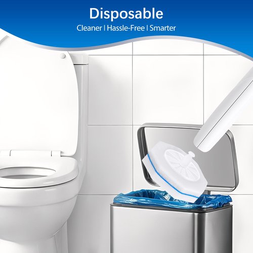36 Count Toilet Wand Refills Compatible with Clorox Toilet Wand, Disposable Toilet Brush Heads, 5X Cleaning Power, Tear-Resistant, Fresh Scent