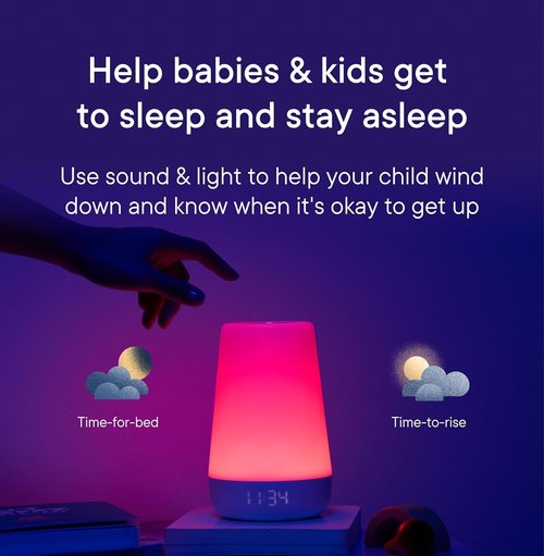 Hatch Rest+ Sound Machine - 2nd Gen Child’s Night Light & Alarm Clock | Portable Sleep Trainer with White Noise & Bedtime Stories