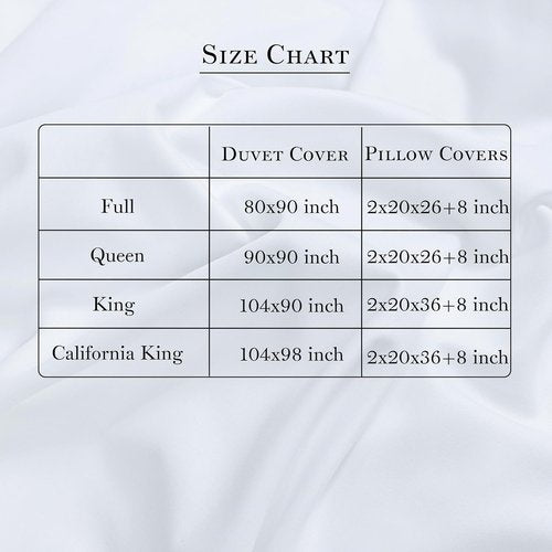 Dreamology White Duvet Cover Luxury Hotel Quality Bedding Set 100% Cotton Embroidered Duvet Covers with 2 Pillow Shams Hypoallergenic Zipper Closure 3 Pieces Duvet Set (Sky Blue, King)