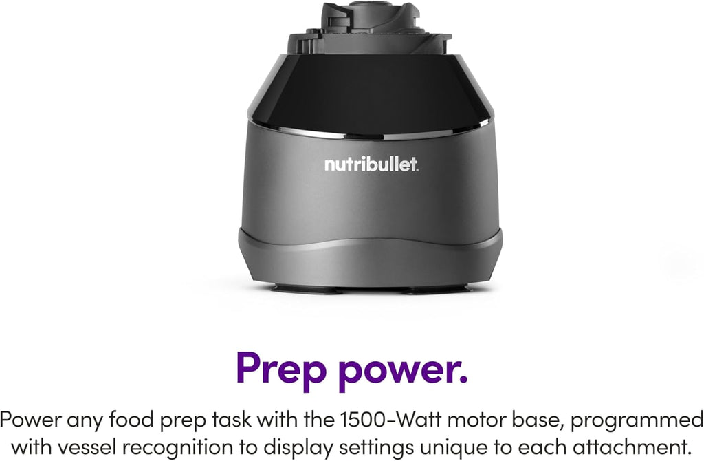 Nutribullet Triple Prep System - Versatile Kitchen Blender with 3 Containers | Black
