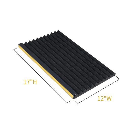 Large Window Air Conditioner Foam Insulation Panels,Extra Wide AC Side Extend Panel Kit,2 Pack,17in High x 12 in Wide x 7/8in Thick