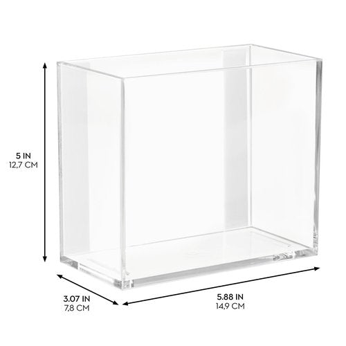 iDesign Adhesive Organizer Bin – Affixx Collection - Clear
