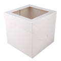 Cakebon Cake Boxes - 10x10x10 Inch 24-Pack Cajas para Pasteles - Cake Box with Window for Birthdays, Weddings and Parties
