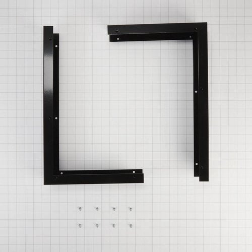 Whirlpool W10164739 Genuine OEM Side Panel Kit For Microwaves, Black