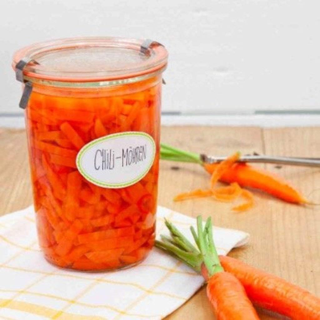 Weck 743 Mold Jar - Premium Glass Storage Container for Preserving Food | 1.5L Capacity