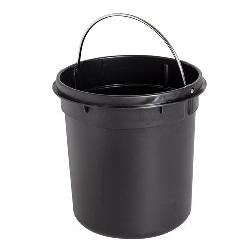 Honey-Can-Do Mini Stainless Steel Trash Can with Lid and Foot Pedal, 5-Liter Small Garbage Bin for Bathroom or Office, Silver