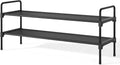 Kitsure Shoe Rack - Sturdy Space-Saving Organizer for Closet & Entryway | 36.2" x 11.8" x 16.5", Black