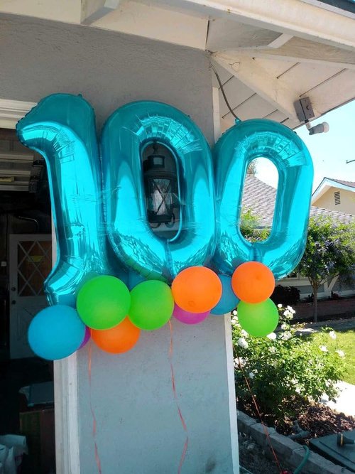 Blue Number Balloon 40 Inch | 0 Number Balloons for Birthday Decorations | Perfect Party Supplies