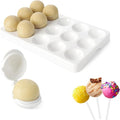 MITCHENIFY Cake Pop Mold Set - Round Sphere Press with Tray for Baking | Perfect for Parties & Desserts