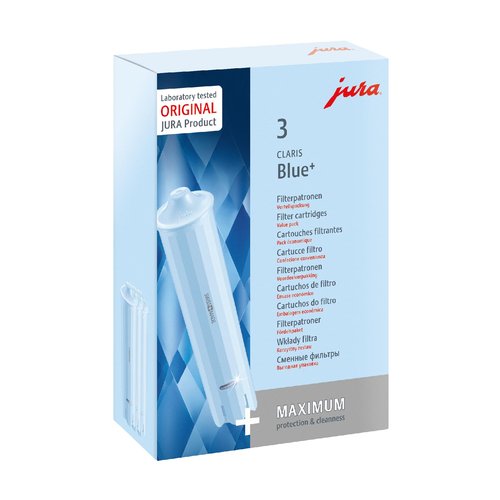 Jura 24231 Filter Cartridge Claris Blue+ Water Filter - Set of 3