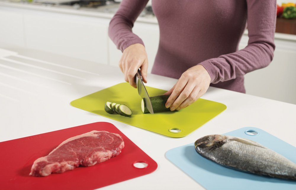 Joseph Joseph Pop Chopping Mats, Set of 3 , Small 13.5 x 9.5 inches