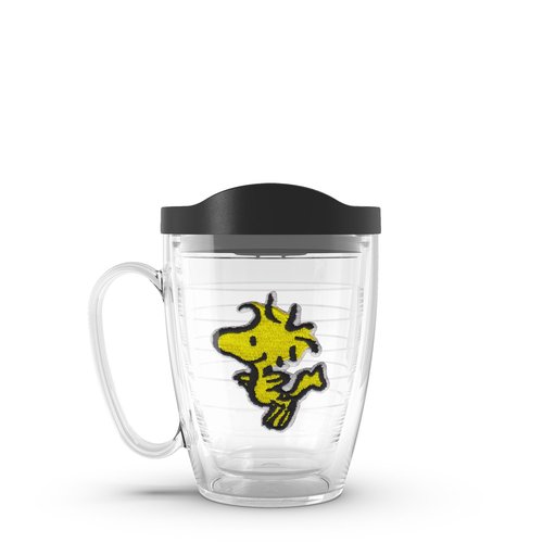 Tervis Peanuts - Woodstock Flyover Made in USA Double Walled Insulated Tumbler Travel Cup Keeps Drinks Cold & Hot, 16oz Mug with Handle, Classic