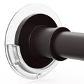 BRIOFOX Shower Curtain Rod Holder Work with All Shower Rod Ends 2.5 inches or Less, Tension Curtain Rod Bracket No Drilling, Adhesive Shower Rod Holder for Almost All Size Rod Heads