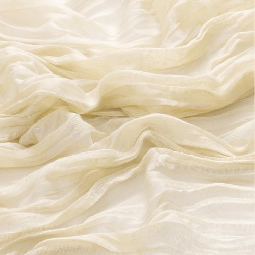 MLMW 6 Pack Beige Cheesecloth Table Runner - Boho Rustic Design | 160 Inch for Weddings & Events