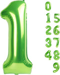 Number Balloons - 40 Inch Light Green 1 Balloon for 1st Birthday Party Decorations & Baby Showers