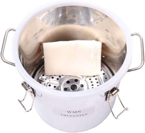 Fayelong DIY 2 Gal 10 Liters Home Distiller Moonshine Alcohol Still Stainless Boiler Copper Thumper Keg