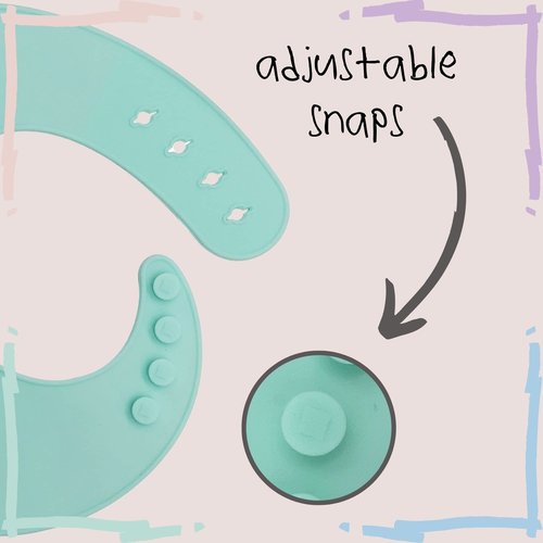 BrushinBella Collapsible Feeding Supplies for Travel - Silicone Suction Bowl, Plate, Bib, Spoons for Toddlers
