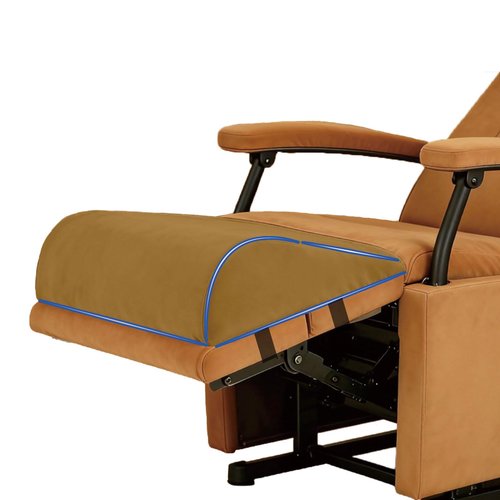 Foreard Recliner Foot Rest Cushion, Extra Large Recliner Leg Pillow with 2 Adjustable Straps, for Bed, Chair Sofa Lumbar Support Foam Wedge Pillow (Brown)