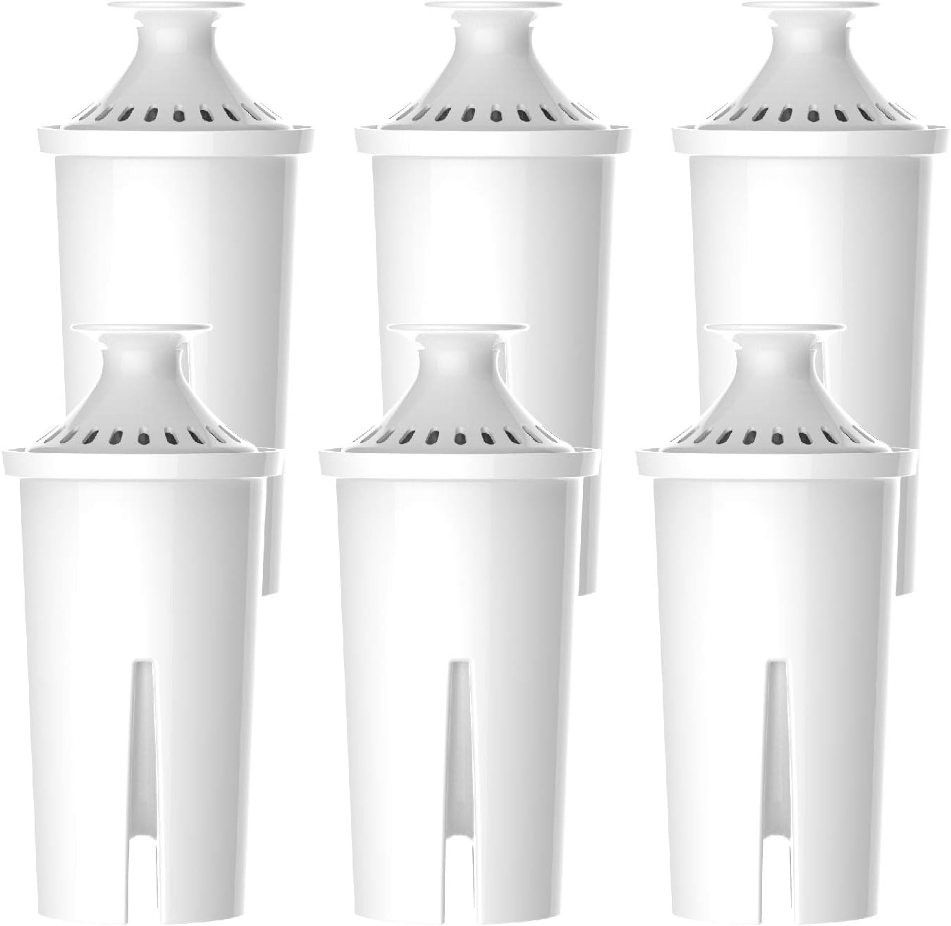 Waterspecialist 6-Pack Water Filter Pitcher Replacement - NSF Certified for Brita® & Mavea® Models