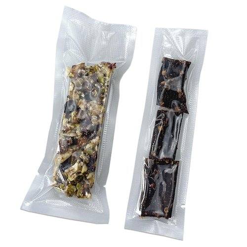 MITOB 500 Pack Clear Vacuum Bags 3.15x9.84 inch (Inside Size 2.76x9.45 inch) for Food Saver Flat Open Top Embossed Vacuum Sealer Bag Food Storage Packaging Pouch with Tear Notch