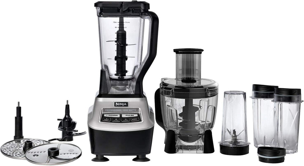 Ninja BL773CO Food Processor - Powerful Blender with 67 Oz Capacity - Black (Renewed)