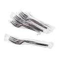 Individuanlly Wrapped Heavy Weight Plastic Fork (FORK, 100, BLACK)