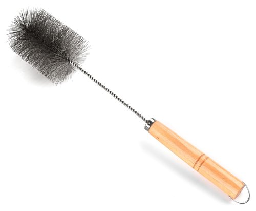 15-inch Tent Wood Burning Stove Pipe Cleaning Brush with Stainless Steel Bristles, and Chimney Cleaning Wire Brush | for All Kinds of Pipe Cleaning. (2.5IN)