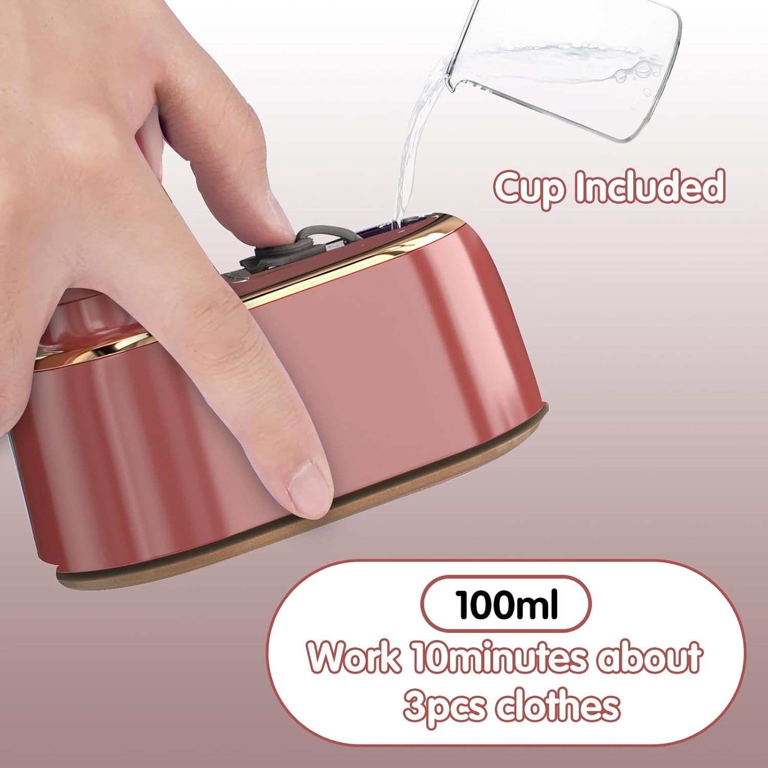 Winered Travel Steamer Iron - Mini Portable Ironing Machine for College Dorm & Home Essentials