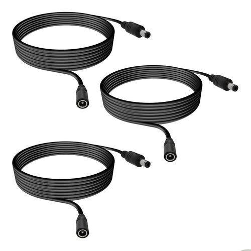 10FT Extension Cable for Philips Hue Play Light Bar Compatible with 7820430U7 440400980001 S020XM2400083 046677570552 Smart Light Bulb Accessory LED Strip Power Cord 3 Packs