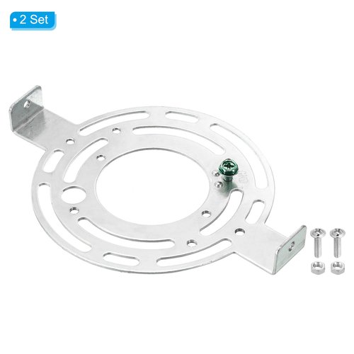 PATIKIL 145mm (5.71") Universal Light Fixture Mounting Bracket Kit, 2set Light Crossbar Round Ceiling Plate for Wall Light, Close to Ceiling Light, Chandelier