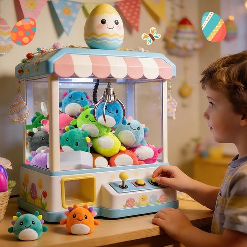 Axolotl Plush Toys | Easter Basket Stuffers - 24 Pack Prefilled Plastic Eggs for Kids' Gifts