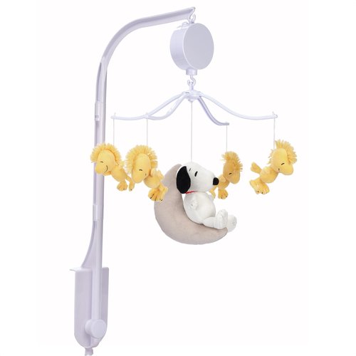 Bedtime Originals Snoopy Love Musical Baby Crib Mobile Soother Toy